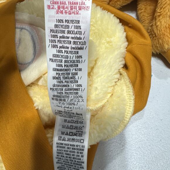 Disney Tigger Fleece Pajama Top Winnie the Pooh Kids 7/8 Snug Fit Orange - Picture 5 of 9